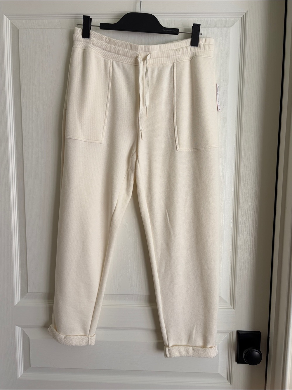 Soma Cream Drawstring Track Joggers